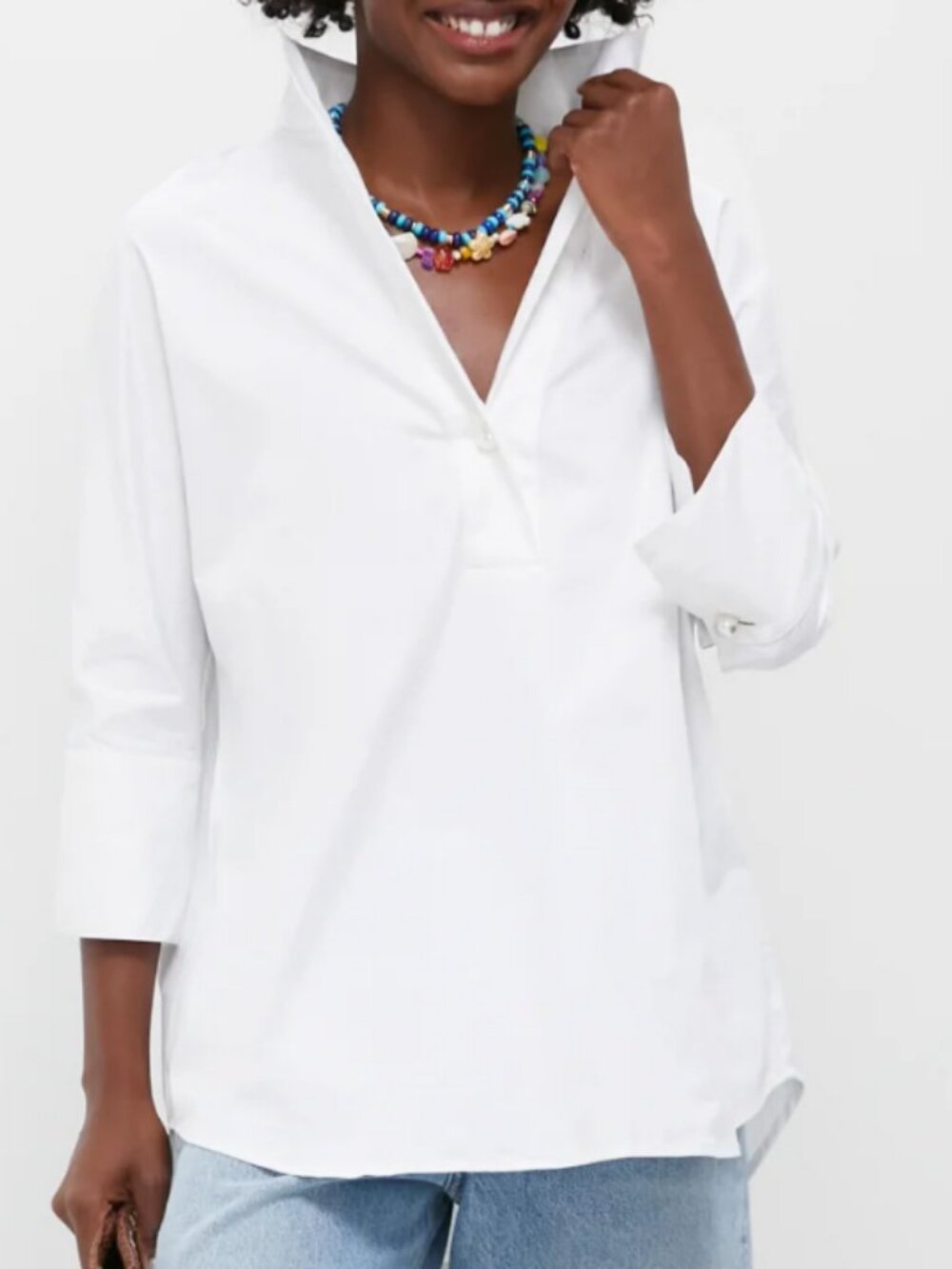 Tuckernuck White Relaxed Cotton Tunic - Picture 2 of 5